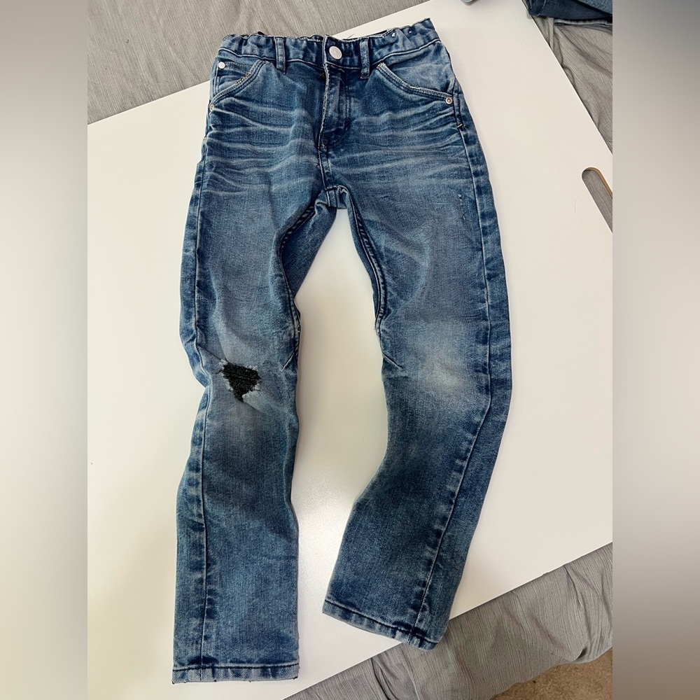 H&M Kids Blue Distressed Jeans